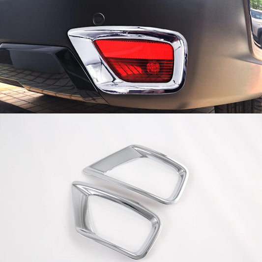 ABS Chrome Rear bumper Fog Light Lamp Trim Cover 2x for Subaru Outback 2020-2023
