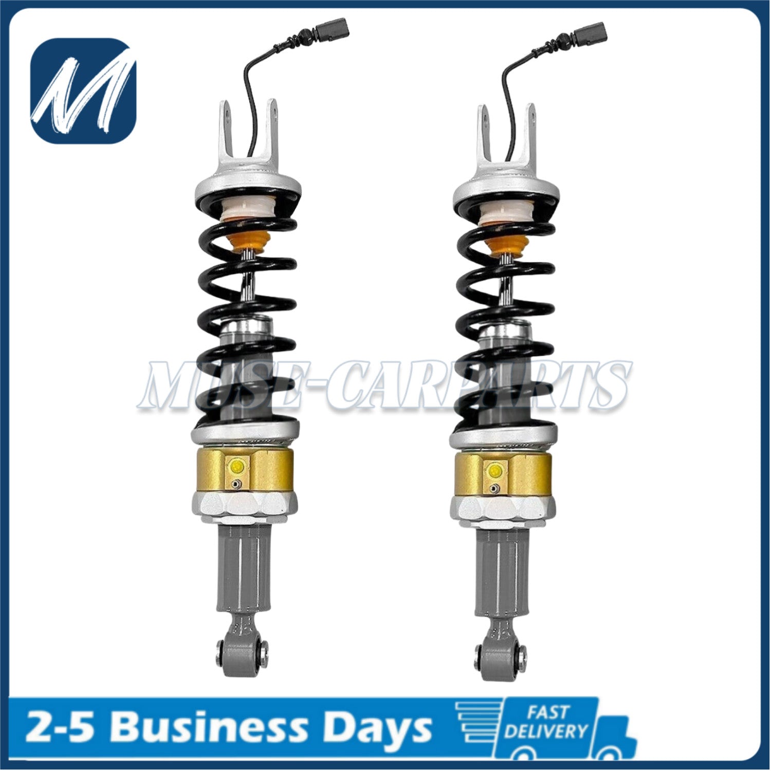 2x Front L&R Shock Cores w/o EDC Fit for Hyundai Santa Fe for Kia Sorento Crdi 2008