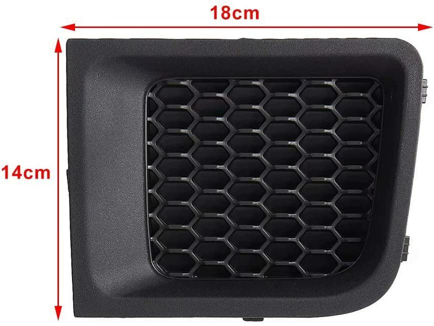 Black Lower Grille Bezel for Jeep Renegade 2015-2018 Front Bumper Left+Right 2PC