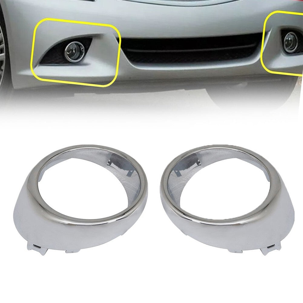 Pair Front Fog Light Bezel Trim 62256-1MS2A for Infiniti For G25 For G37 Sport v