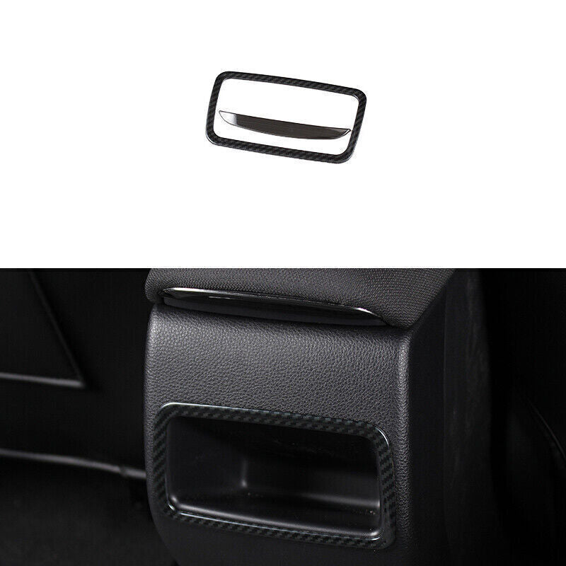ABS Matte Black Rear Vent Vent Frame Trim Cover for Maverick 22-23- v