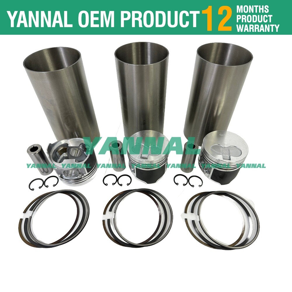3YM30 Overhaul and Rebuild Kit for Engine Marine Cylinder Liner Kit Pistons -