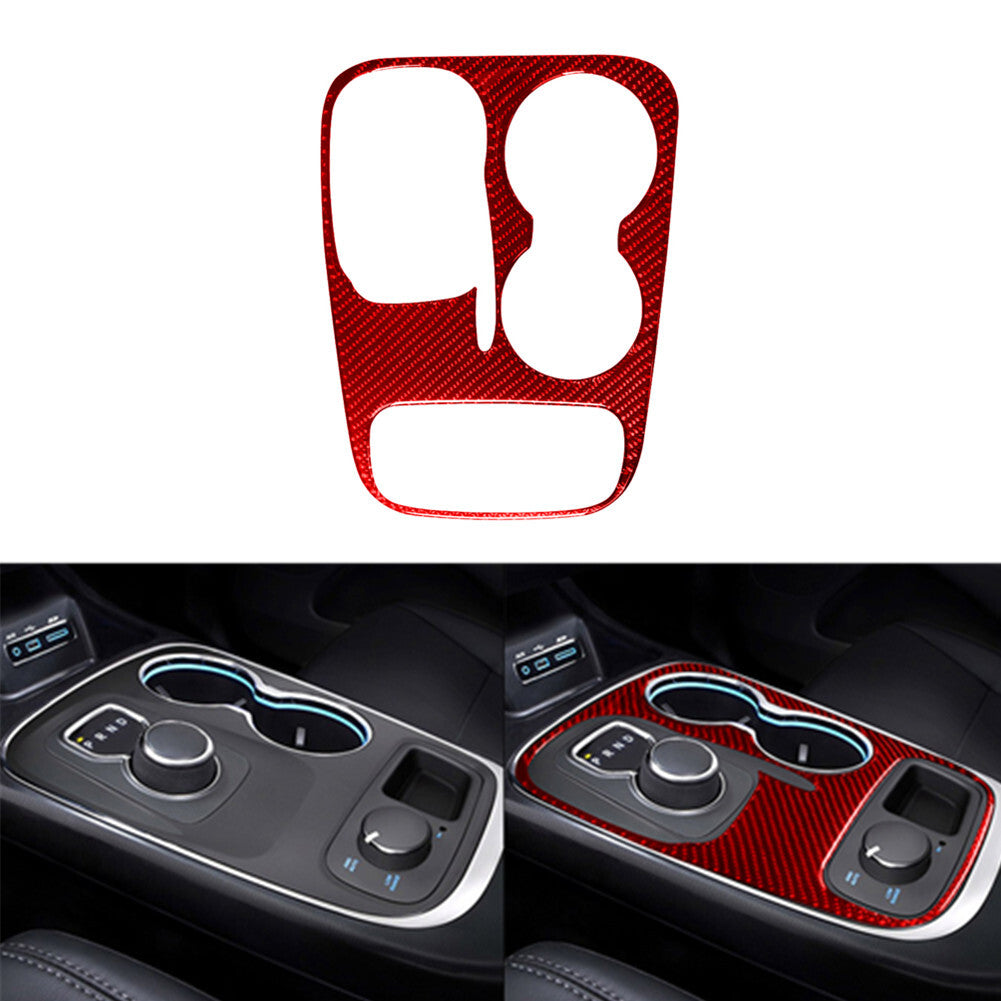 Gear Shifter Frame Trim Panel Interior Carbon Fiber for Acura TSX 2003-2008 v