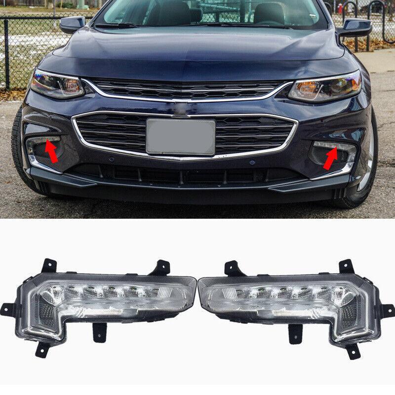 for Chevrolet Malibu 2016-2018 LED Daytime Running Light/Front Fog Lights DRL