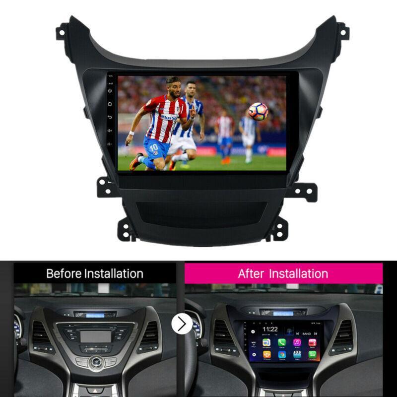 for Hyundai for Elantra 2014 - 16.9-inch Android 9.1 Quad-core 2+32GB Car Stereo Radio GPS n