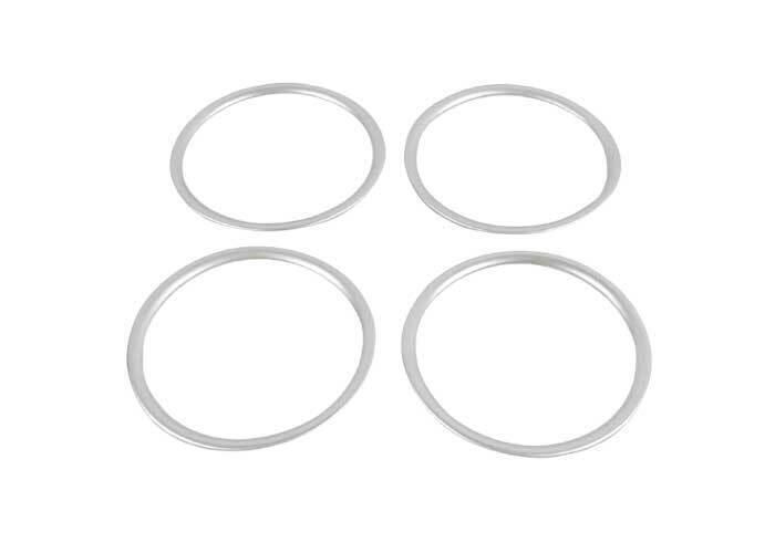 Matte Silver Inner Door Speaker Ring Cover Trim for Ford Escape Kuga 2013-2019