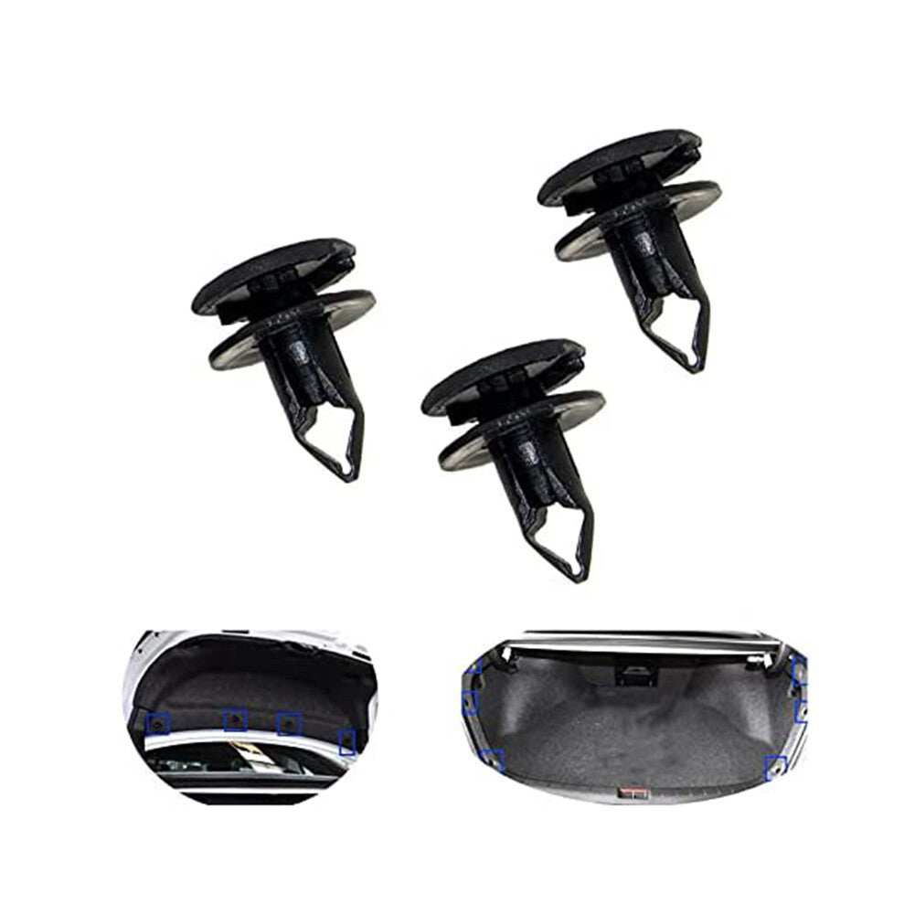 10 Car Trunk Interior Trim Side Clips for Honda Accrod for Civic for Acura