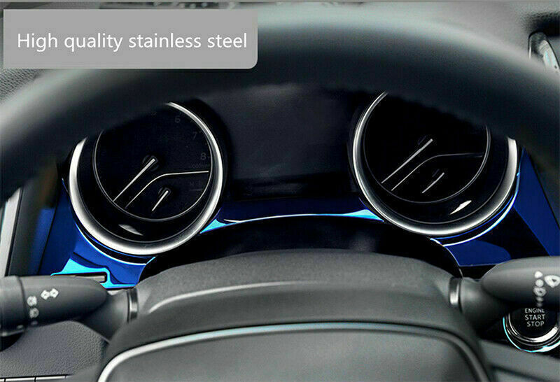 for Mazda CX-5 2017-21 Black Aluminum Central Console AC button Knob Cover Trim v