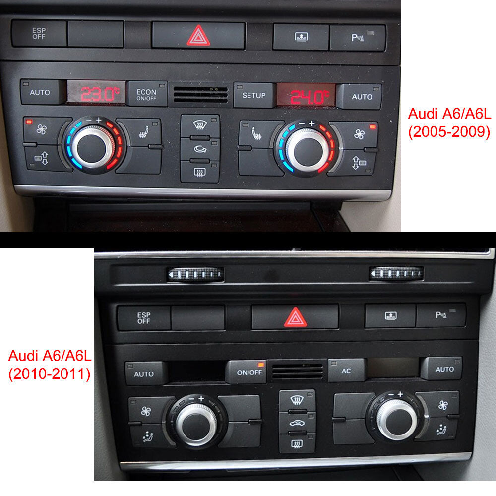 AC power panel control button sticker repair for worn buttons and switches, suitable for Audi A6/A6L (10-11). n