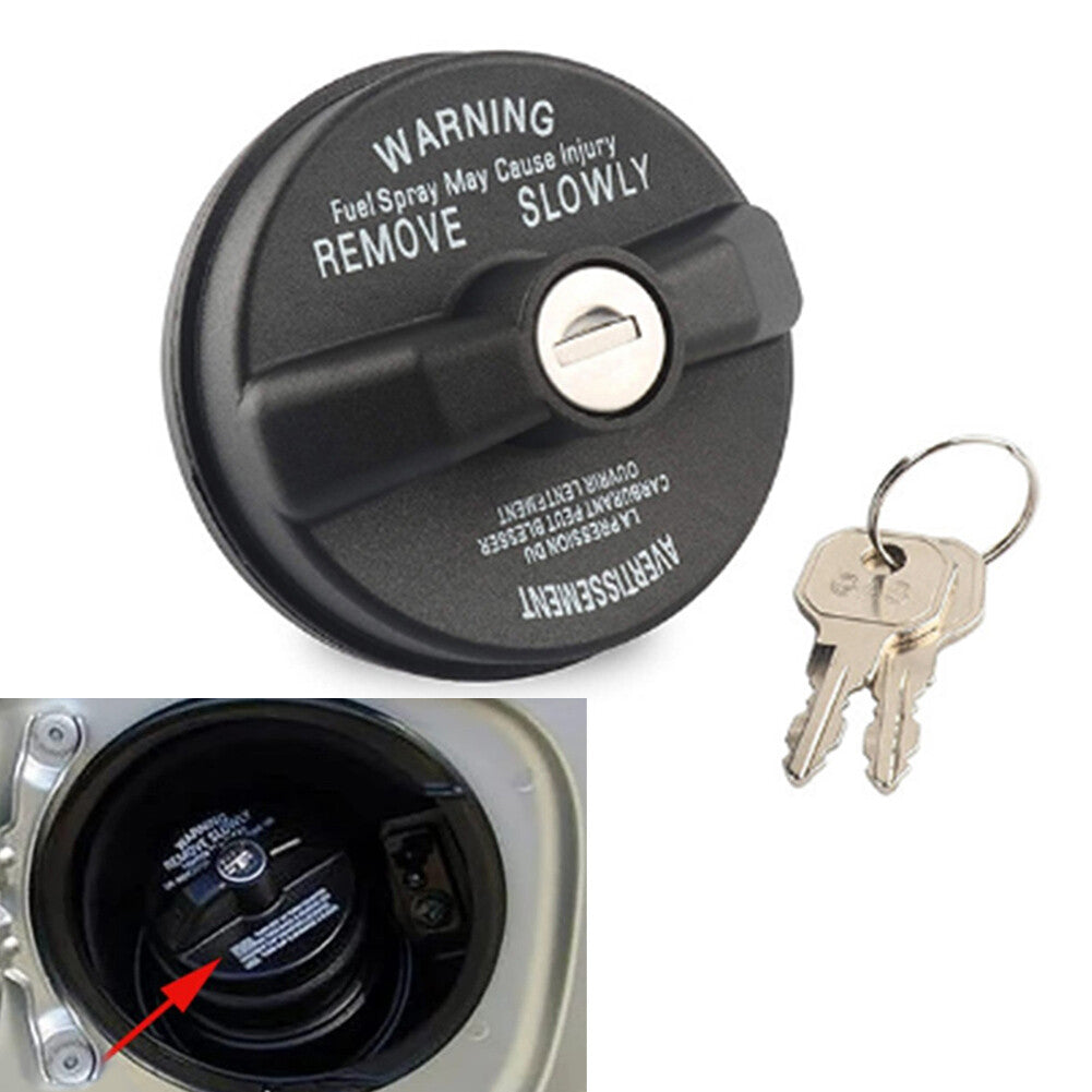 05278655AB Thread Locking Gas Fuel Cap W/2 KEY Fit 2001-2016 for Chrysler for Jeep for Dodge Q
