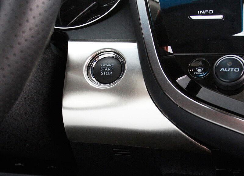 for Toyota for Camry 18-2021 Silver Titanium Ignition Switch Start Button Frame Trim