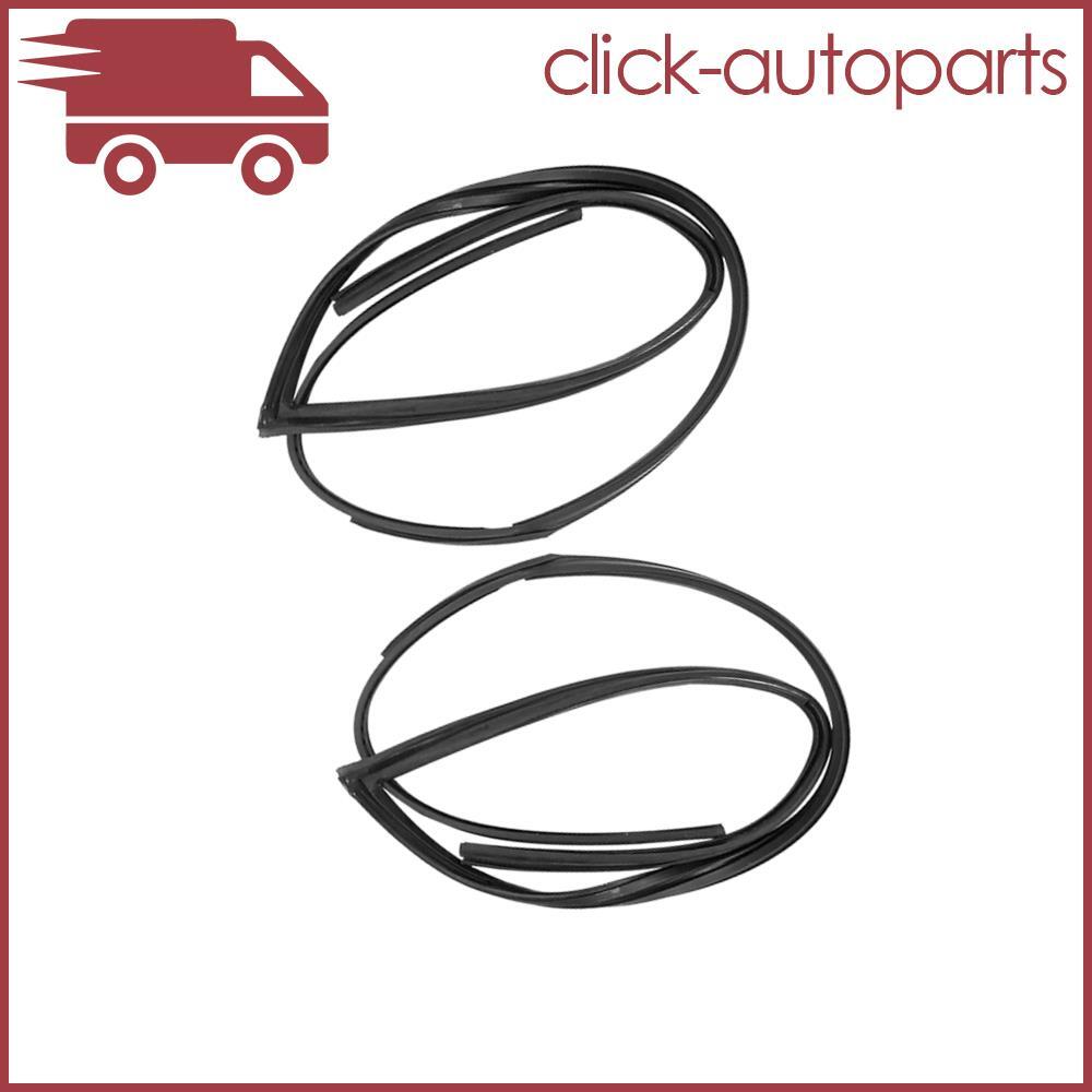 Pair For 2003-07 for Honda for Accord Window Run Channel Molding Glass Guide Seal Front