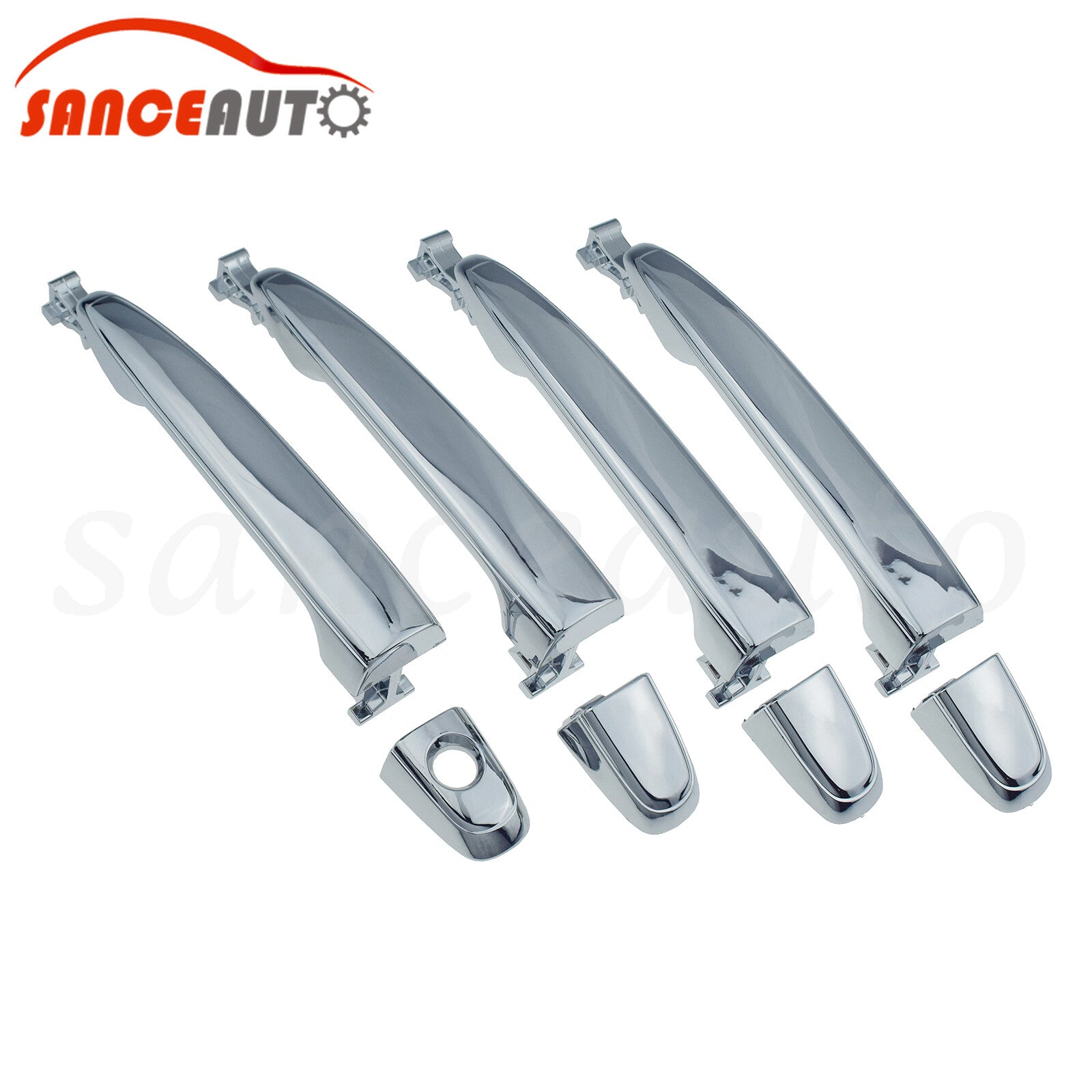 Chrome LH sliding door handles (right-hand grip) for Alphard 2003-2008 n