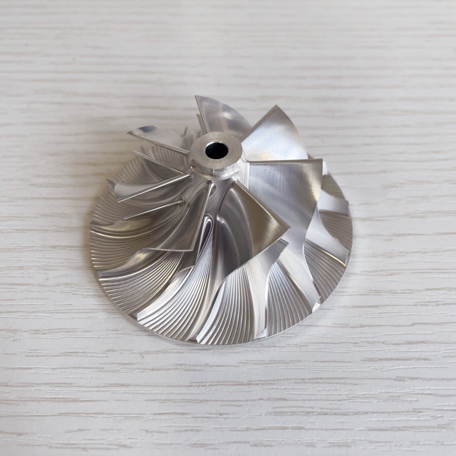 TD04 REVERSE 7+7 Blade 47.57/68.58 mm Thin Blade Turbine Blank Compressor Wheel