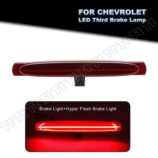 Suitable for 1997-04 for Corvette C5 red LED F1 style flash third tail brake light- v