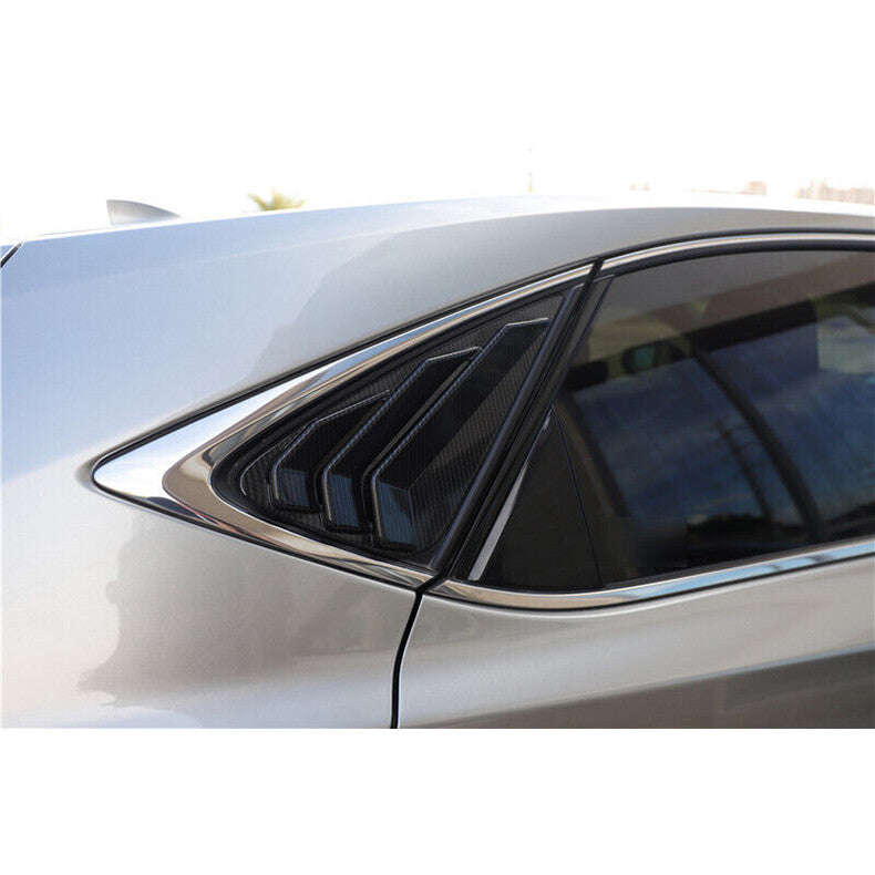 for Lexus NX200t 300h 2015-21 Carbon Fiber Quarter Window Louver Vent Cover trim