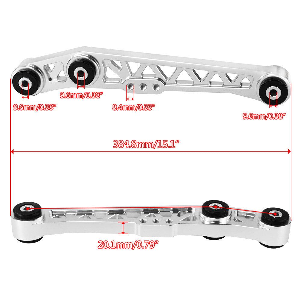 For 92-95 for Honda for Civic 94-01 for Acura Rear Lower Control Arms Kit Subframe Brace Kit