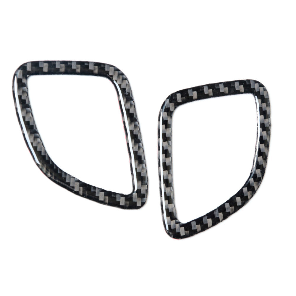 Carbon Fiber Side Demist Air Vent Outlet Trim Cover for Subaru Forester 2005-08