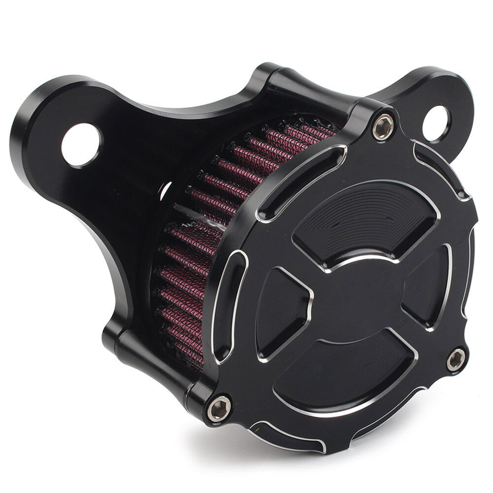 for Harley Touring Electra Road Street Glide 3hole Air Cleaner Red Intake Filter Q