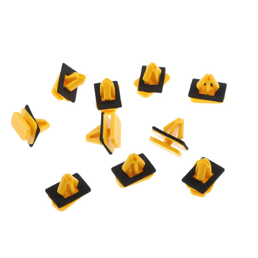 10 Rocker Panel Molding Retainer Clips Nylon for GMC for Buick for Chevrolet for Cadillac