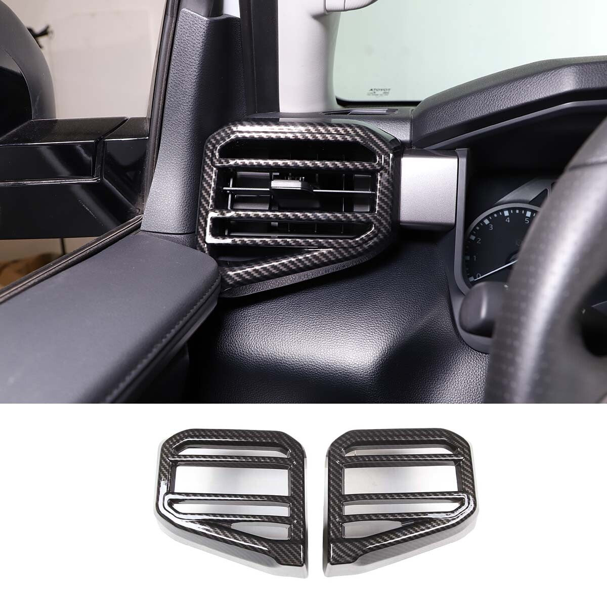 Red Interior Instrument Tachometer Cap Trim Cover for Corvette C7 2014-19- v