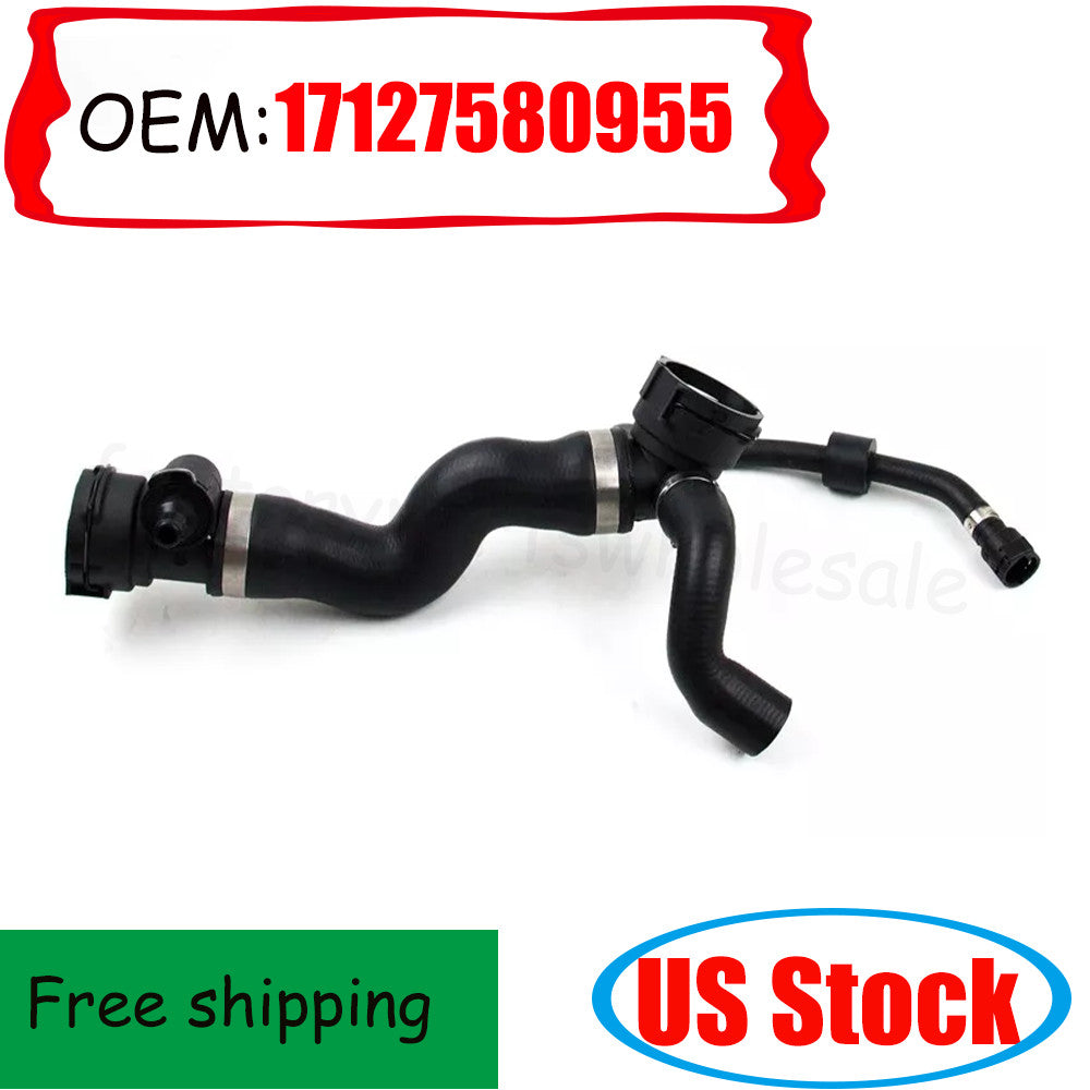 Upper Radiator Hose with Vent Hose 17127580955 for F01 F02 740i 740Li 3.0L n