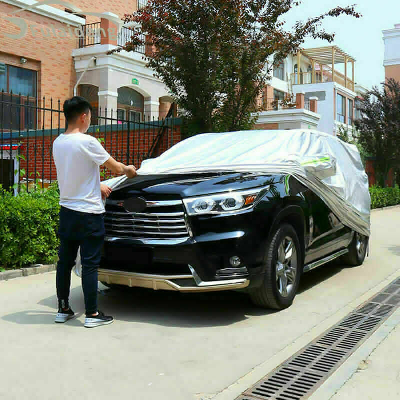 Car Cover Waterproof Rain/UV/Dust Resistant Weather Proof for Toyota Highlander