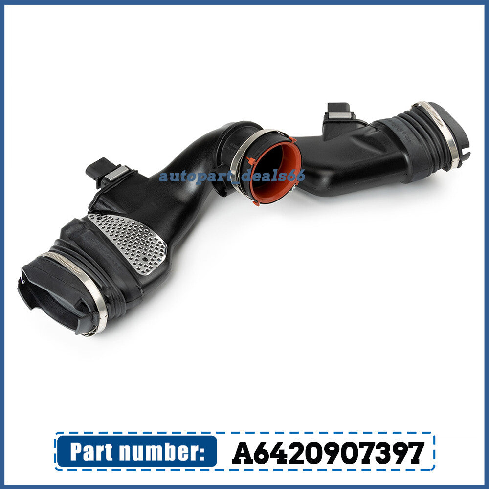 A6420908237 Air Turbo Intake Pipe w/Mass Sensors For X164 W164 W211 GL320 ML320 Q