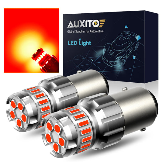 AUXITO 1157 2357 LED Brake Stop Taillight Bulb 7528 2057 Super Bright Red 2-Piece Set