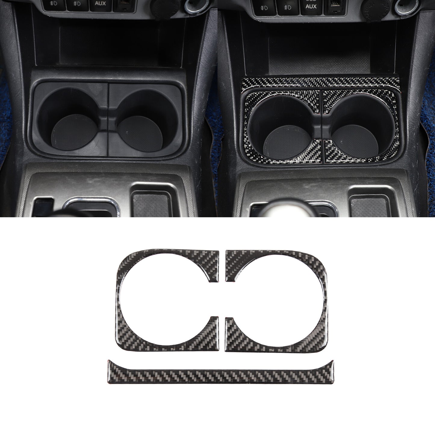 For Tacoma 2016-20 Interior Fog Lights Switch Trim ABS- v