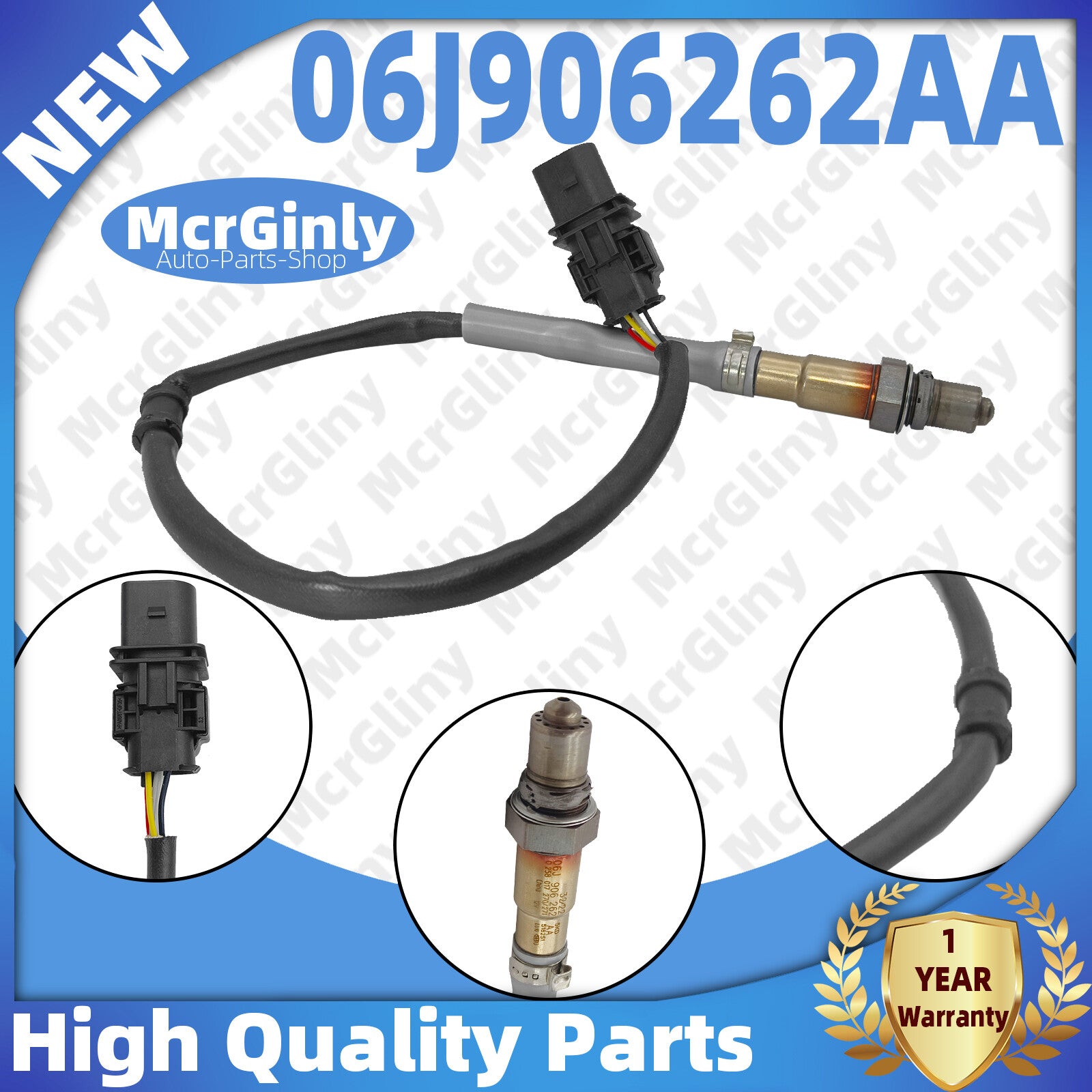 Front upstream oxygen sensor suitable for Audi A3 TT CC for Jetta for Golf seats 06J906262AA- n