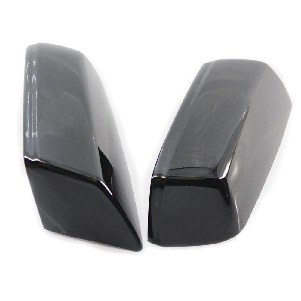 2PCS Mirror Covers Overlays Trims Gloss Black Fit for Chevrolet Impala 2014-2020