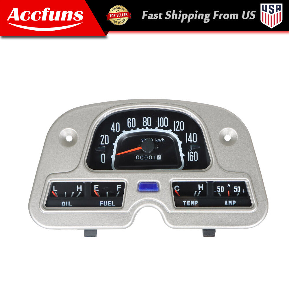 The speedometer instrument cluster is compatible with for Land Cruiser FJ40, FJ45, and BJ40 models manufactured between 1974 and 1975-1980. n
