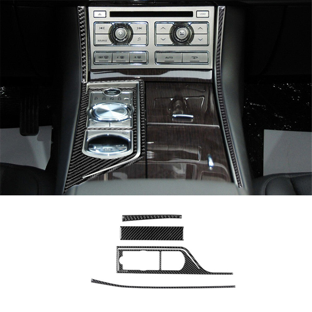 Red Carbon Fiber Side Air Vent Outlet Cover Trim for Hyundai Azera 2006-2011 v