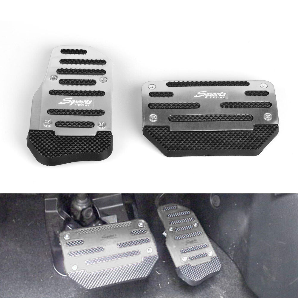 Silver2X Universal Non-Slip Automatic Accelerator Brake Foot Pedal Cover Treadle