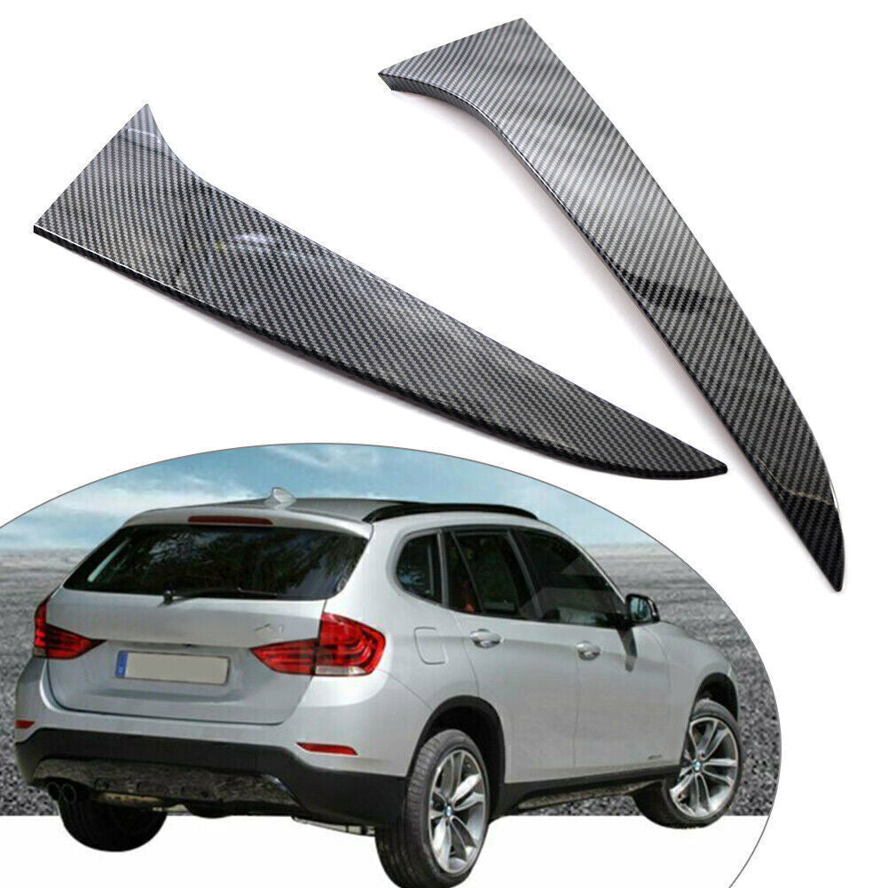 Rear Window Side Spoiler Canard Splitter for BMW X1 E84 2009-2015 Carbon Fiber