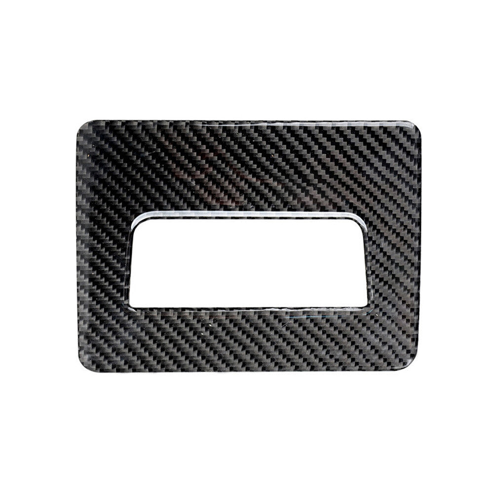 Carbon Fiber Interior Driver Side Storage Cover Trim for BMW X1 F48 2016-2018