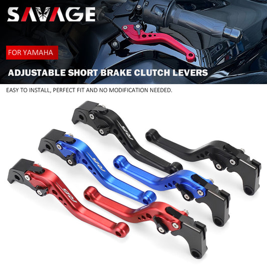 LOGO CNC Short Brake Clutch Levers for YAMAHA YZFR6 1999-2021 YZF R6 YZF-R6 S Q