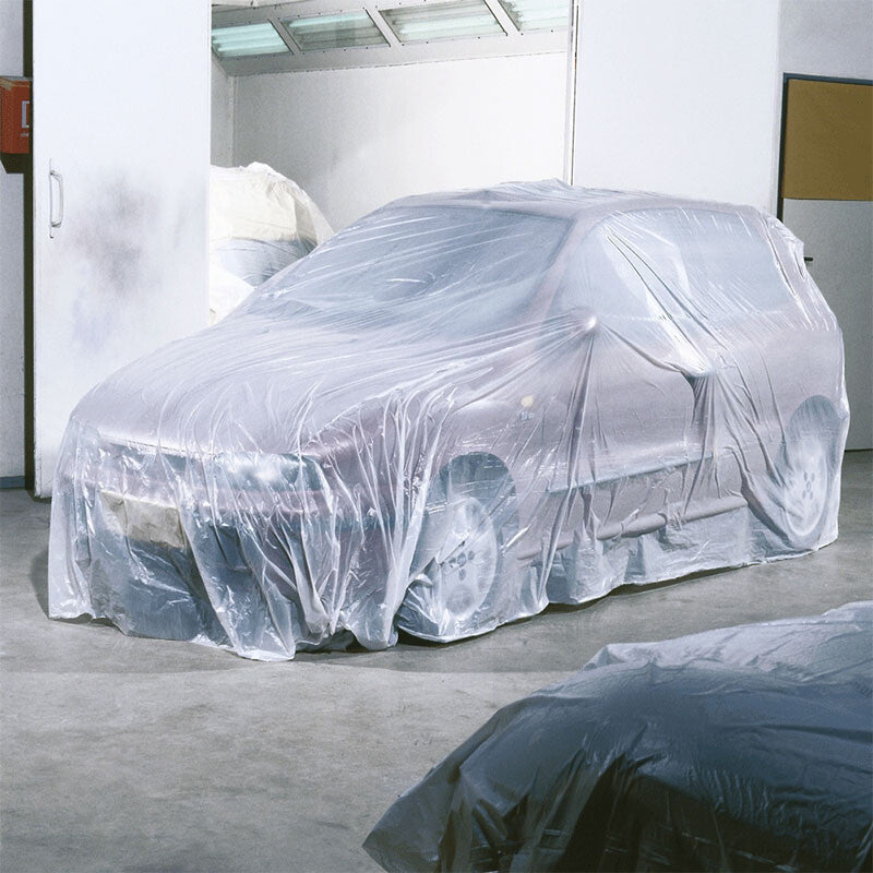 Transparent paint, plastic protective film, masking film, and roll-up cover to prevent penetration. n