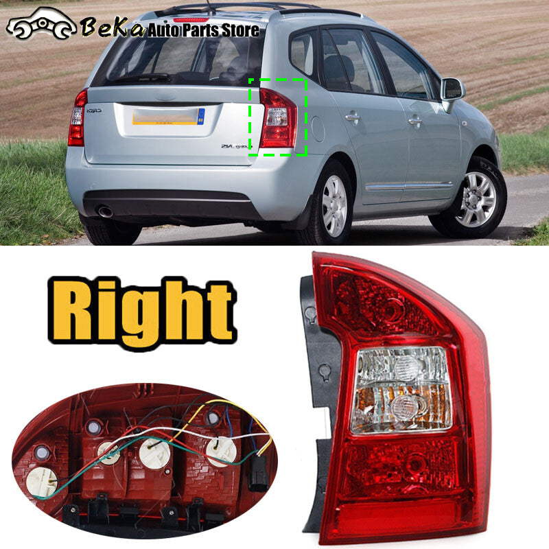 1 piece of for Kia Rondo Carens 2007-2012 right rear bumper, taillights, and rear fog lights.