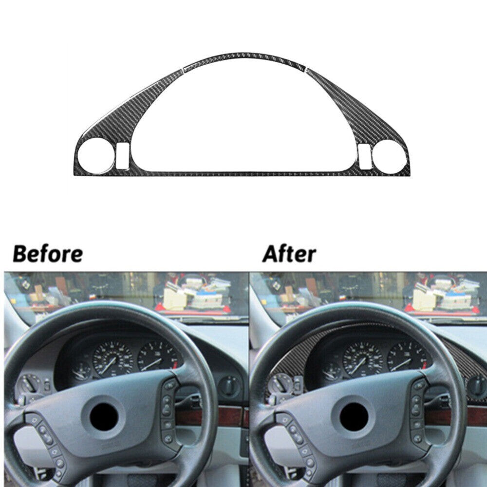 Speed Indicator Panel Cover Carbon Fiber Sticker For M5 E39 1998-2003 New n