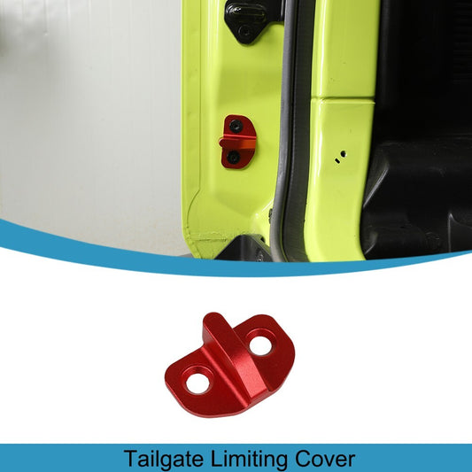 Red Tailgate Limiting Stopper Protection Cover Trim for Suzuki for Jimny 2019-2023