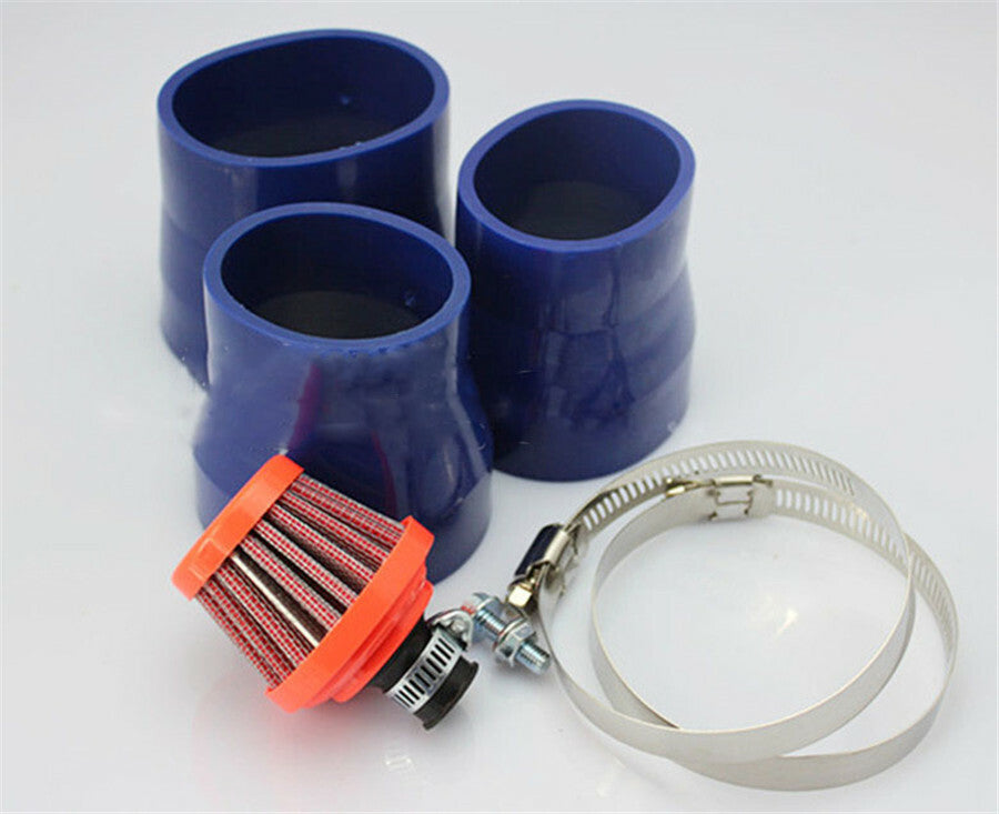76mm 3-inch Automatic Air Filter Car Intake Retrofit Bellows - Washable and Reusable n