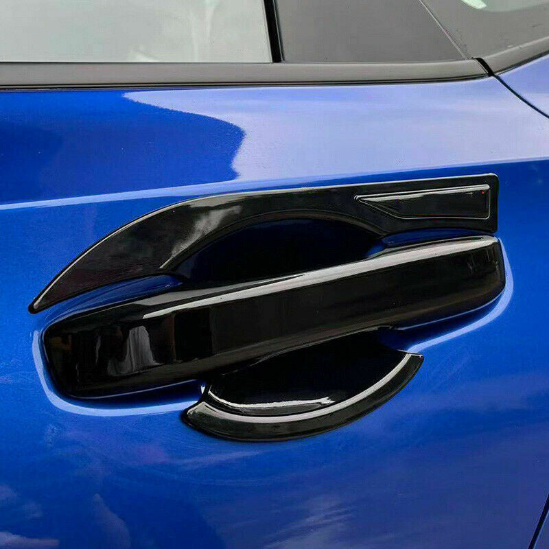 4P ABS Black Exterior Side Door Handle Cover Trim for Honda for Civic Sedan 2022-24