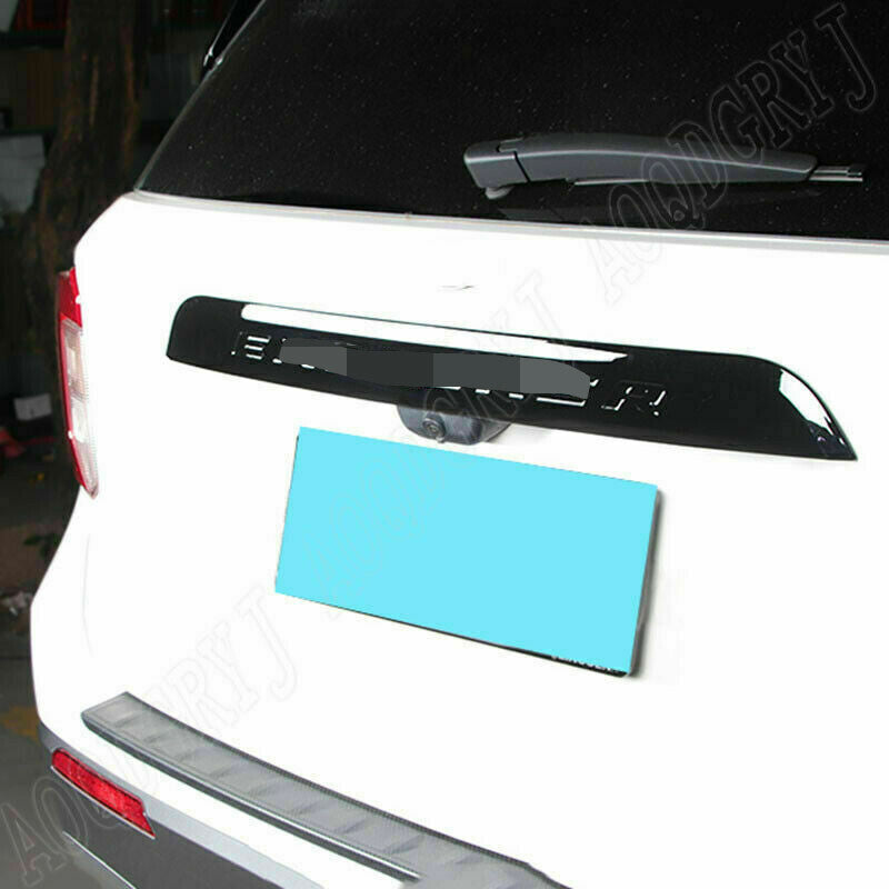 for Sienna 2021-2024 Chrome Look Rear Window Rain Wiper Cover Trim Silver v