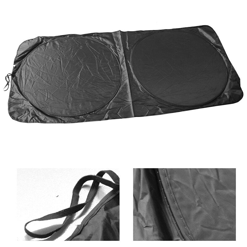 Portable 150×70 cm Car SUV Sunshade Front Window Sunshade Folding n
