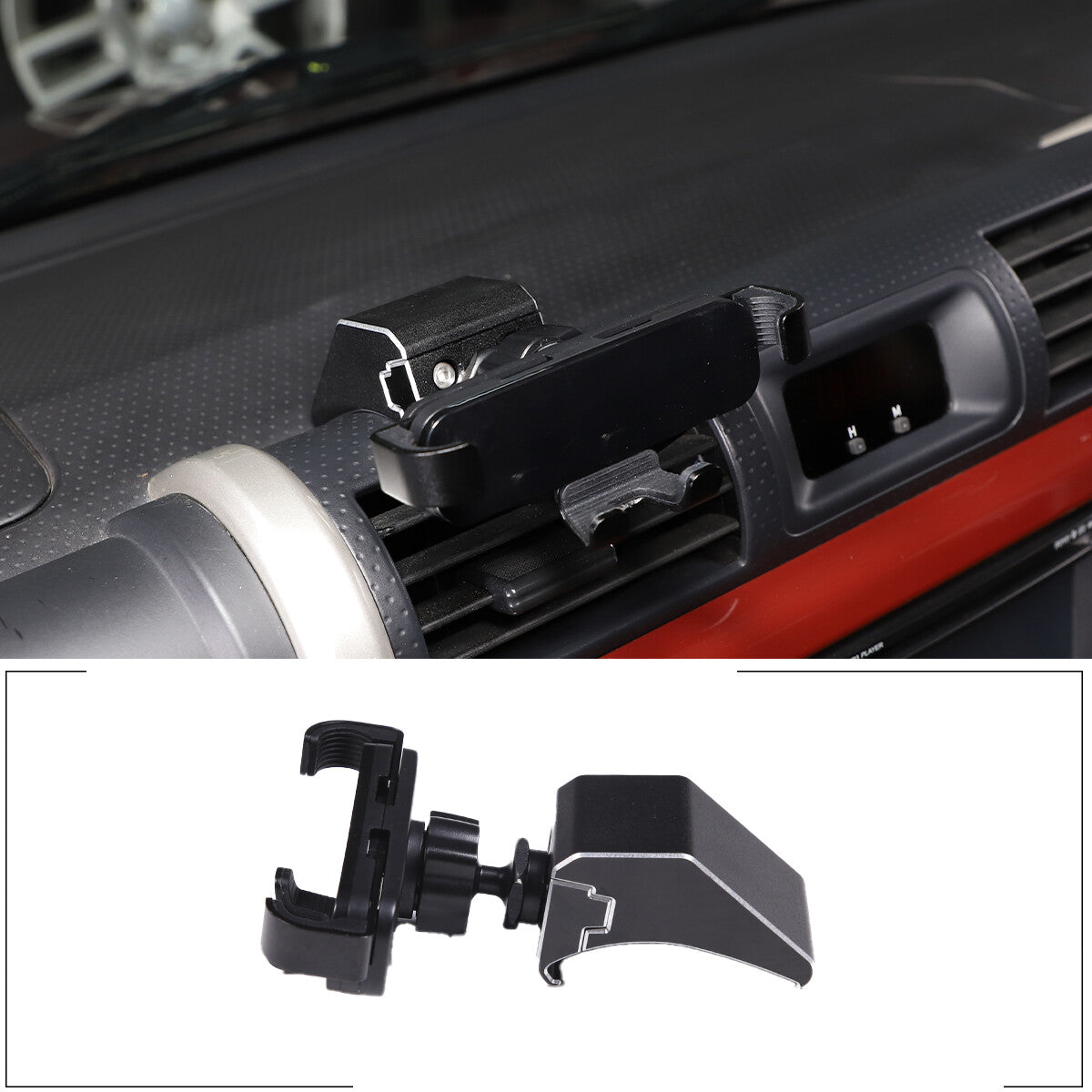 Oak exterior rear vent decorative panel cover decoration suitable for Maverick 2022-23- v