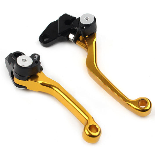 Pivot Brake Clutch Levers Aluminum Fit for SUZUKI RM125 RM250 RM85 RM 85/125/250 GLD Q
