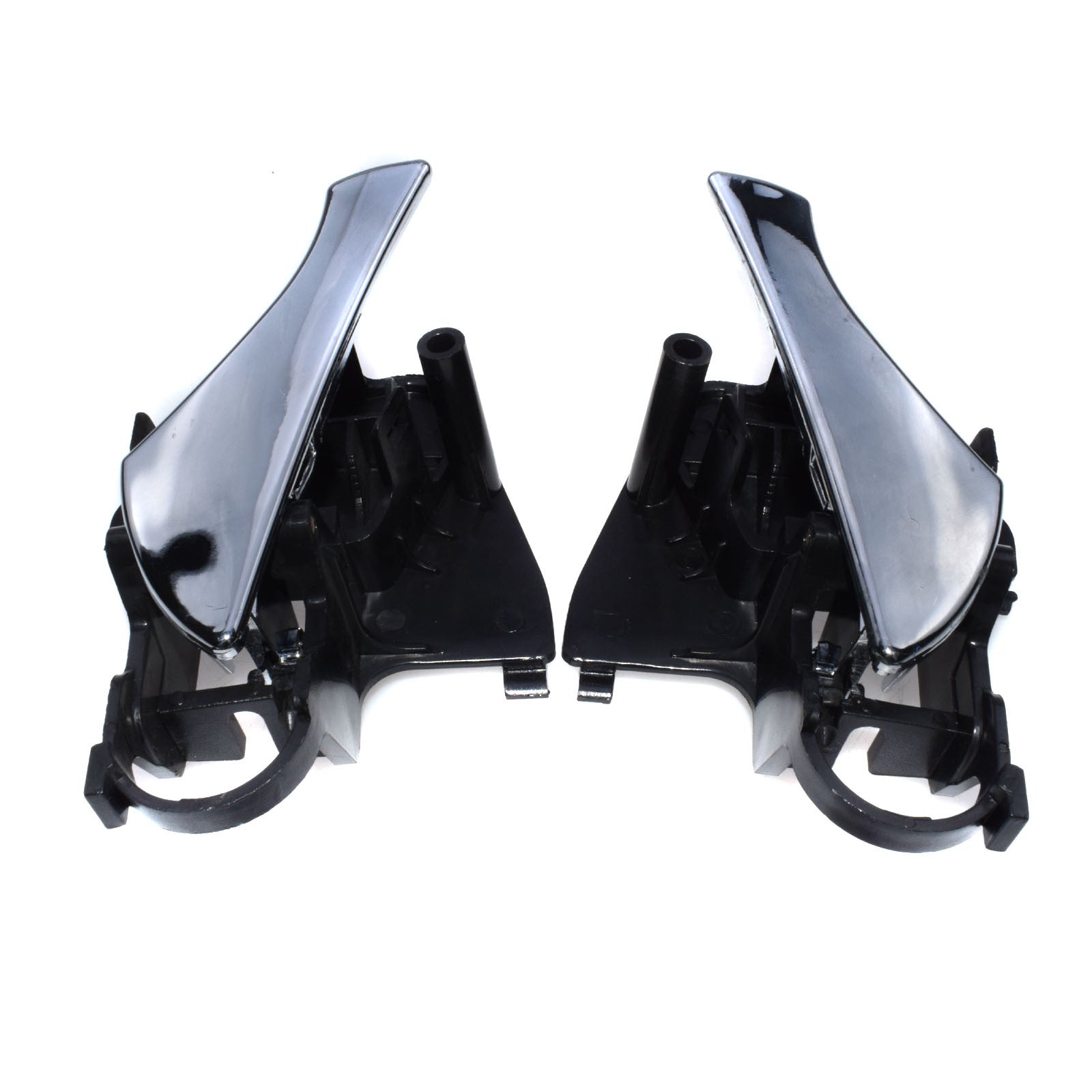 Chrome interior door handle front pair suitable for 99-02 Nubira 96296168, 96296169- n
