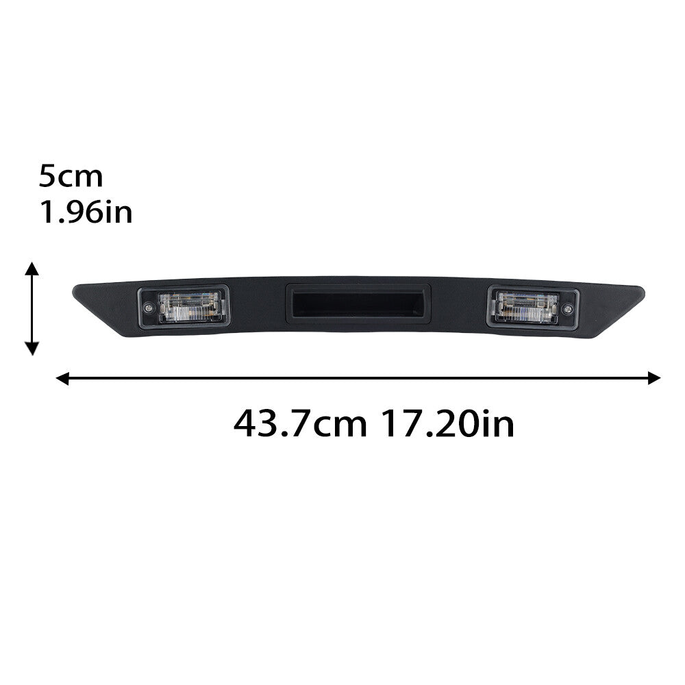 for Audi A3 A4 A6 Q7 2001-2013 License Plate Handle Strip Tailgate 8P48275743FZ